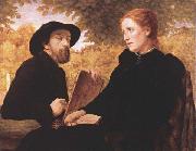 Wilhelm Steinhausen Portrait of the Artist with his Wife oil on canvas
